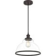 thumbnail image 5 of Quoizel Leo 12" Pendant Light in Old Bronze, 5 of 5