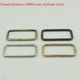 thumbnail image 5 of Accesorios de hardware para bolsos de mano, hebilla para correa de hombro, hebilla de alambre de hierro, hebilla cuadrada, hebilla de boca, diámetro del alambre de bricolaje 3,8 mm, 5 of 5