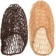 thumbnail image 1 of BRIGHTFUFU 2 gorros de red de ganchillo hechos a mano, gorro de dormir largo, protector de cabello (beige, café, 1 pieza de cada color), 1 of 7