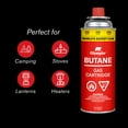 thumbnail image 4 of (2 pack) Olympia 8 oz Butane Gas Cartridge – Dual Safety System: Automatic Blocking Valve + Triple Seam Rim for Portable Stoves and Heaters, 4 of 7