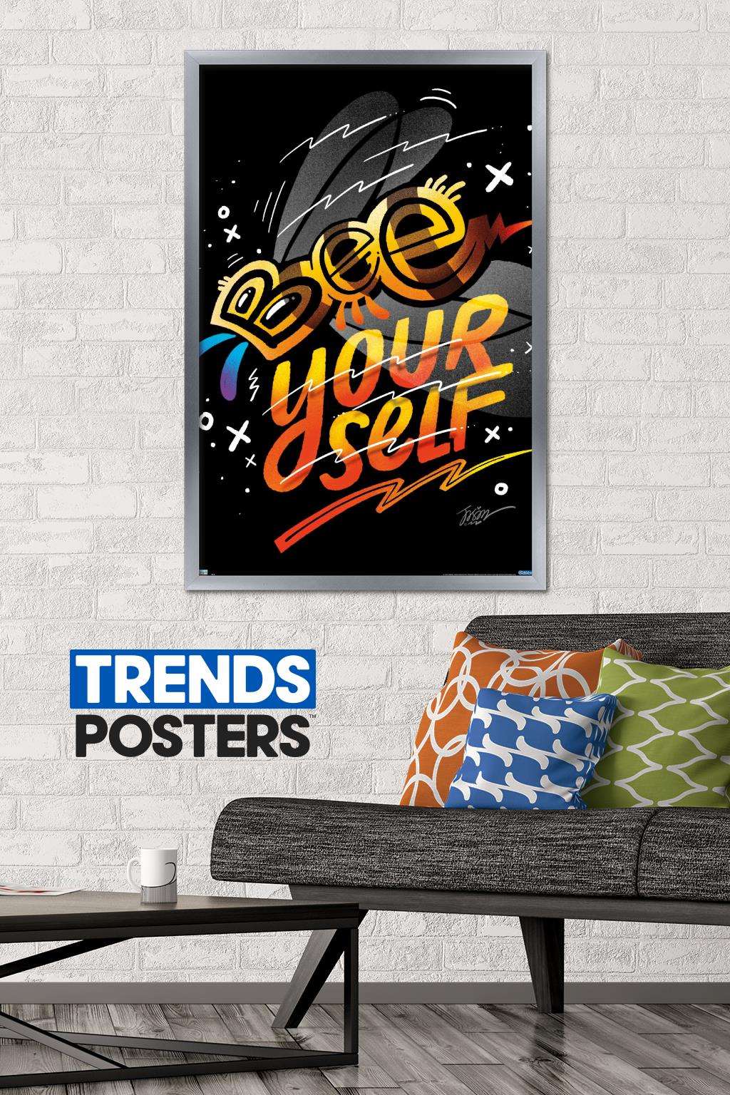 Jason Naylor - Bee Yourself Wall Poster, 22.375" x 34", Framed