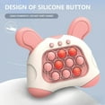 thumbnail image 3 of FIEWESEY Quick Push Console with Instant Sound Feedback,Handheld Fast Speed Pushing Game,Early Education Game Console,Pop it Fidget Toy Fast Push Game Decompression Toy (Pink), 3 of 7