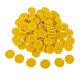 thumbnail image 5 of 100 Piezas de Botones de de 16 Mm Botones de 4 Agujeros para Coser álbum de Recortes Amarillo, 5 of 8