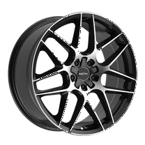 Motiv 17x7.5 5X4.50 435MB Foil Black Wheel Rim