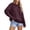 Wine, variant on VISALY Pullover Crewneck Sweatshirt Ribbed Long Sleeve Tops Trendy Sweater Tops Fall Chunky Cable Knit Pullover Sweaters Thick Sweatshirts Business Casual Sweaters Casual Sweatshirt Black L