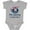 AC-Heather Grey, variant on Inktastic My Nonna Loves Me Grandson Bear Boys Baby Bodysuit
