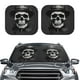 thumbnail image 2 of Balery Black White Hat Skull Parasol para parabrisas de coche de 2 piezas | Parasol plegable para parabrisas delantero de coche para la mayoría de sedanes-Large, 2 of 6