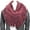 Burgundy, variant on Infinity Fringe Scarf, Colorful Fringed Unisex Scarf, Soft Winter - Scarf For Women Warm Lightweight Chunky Scarf