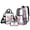 Cartoon Axolotl, variant on ZUXONGSY Cat Print 17" Clear Backpack for School Girls & Boys – 3Pcs Set with Lunch Box & Pencil Case, Heavy Duty PVC for Preschool, Kindergarten