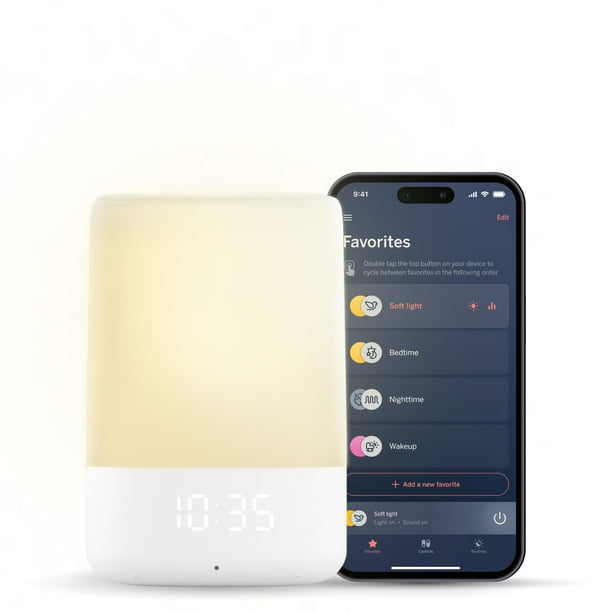 Máquina inteligente de luz nocturna y sonido para bebés Nanit Sound
