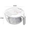 thumbnail image 3 of Rice Washing Basket Vegetable Basket Wash And Vegetables Fruit Multi Function Kitchen Vegetable Washing Basket,White, 3 of 8