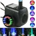 thumbnail image 3 of Joernso 15W 800L/H 12LED Mini Fish Tank Aquarium Ponds Submersible Fountain Water Pump, 3 of 6