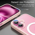 thumbnail image 6 of JETech Magnetic Case for iPhone 16 6.1-Inch Compatible with MagSafe, Translucent Matte Back Slim Shockproof Phone Cover (Pink), 6 of 6
