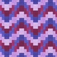 thumbnail image 1 of Ahgly Company Indoor Square Patterned Dark Magenta Purple Area Rugs, 7' Square, 1 of 6