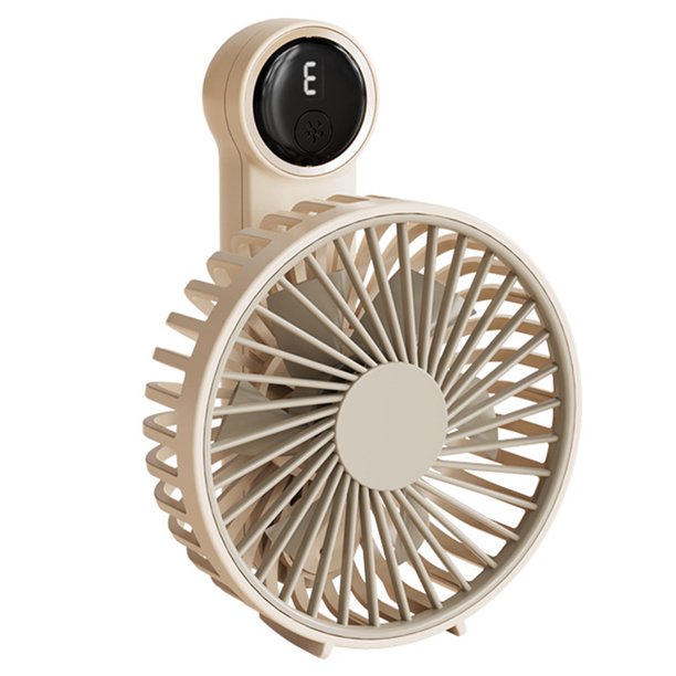 Ventilador Pequeño de Escritorio Cuello Portátil Plegable Recargable USB 1200mAh WDOplteas