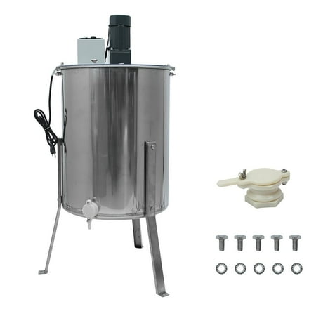 Electric Four Frame Stainless Steel Honey Extractor Beekeeping Equipment 110V