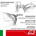 thumbnail image 3 of G3 S.p.A. Bike Rack 23.201 Frame; Trunk/Hatch Mount; Holds 3 Bikes; Frame Clamp; Without Lock; Non-Foldable; Black; Aluminum, 3 of 6