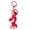 Red, variant on Cool Horse Keychain Cute Cartoon Horse Charm Keychain Metal Keyring with Bell Keychain for Backpacks Handbags New Year Gift