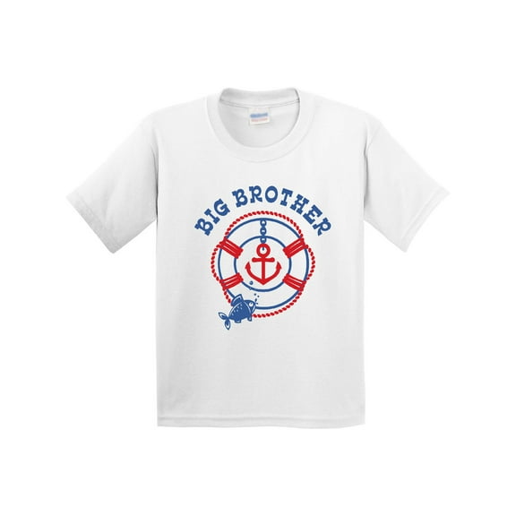 Inktastic Nautical Big Brother Youth T-Shirt