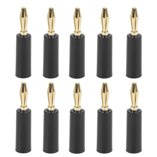 Straight Speaker Plug,10PCS Banana Plugs 4mm Banana Plugs Speaker Wire