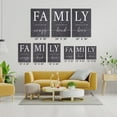 thumbnail image 6 of Merry-XMAS Family Entryway Gray Home Wall 12"X16" Framed Canvas Art Prints (Set of 3), 6 of 6