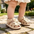 thumbnail image 2 of Shachafan Summer Baby Sandals For Toddlers Breathable Soft Sole With Bow Embroidered Design And Grip Toddler Boys Sandals Size 4, 2 of 9