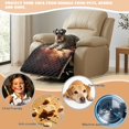 thumbnail image 4 of FOR U DESIGNS American Flag Eagle Flame Print Recliner Chair Covers for Large Recliner, Reclining Sofa Slipcover Waterproof Anti-Slip Furniture Protector, Soft Breathable Armless Reclining Slipcover, 4 of 6