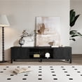 thumbnail image 6 of Furnibear 70" Modern TV Stands for 65 70 Inches TV, Media Console, with TV Entertainment Center with Cabinet Storage for Bedroom Living Room,Black, 6 of 9