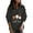 New C-Gray, variant on asdoklhq Christmas Clearance Clothing Under $5.00,Women's Christmas Printed Round Neck Long Sleeved Top Loose Fitting Sweater