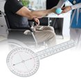 thumbnail image 4 of Goniometer, Physical Therapy Spinal Goniometer Ruler Rehabilitate Transparent  For Finger Joints Measure, 4 of 8