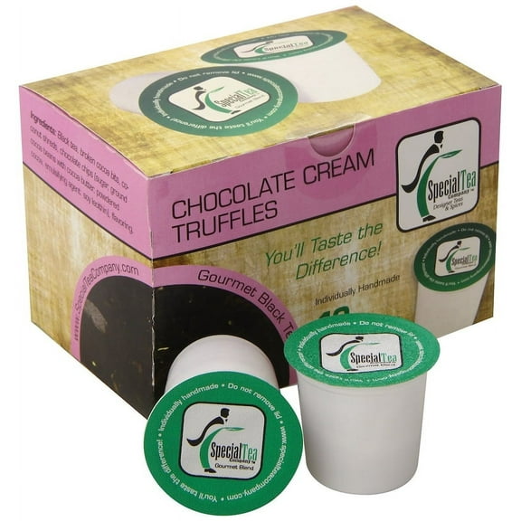Special Tea Chocolate Cream Truffles, Black Tea Single Serve Cups