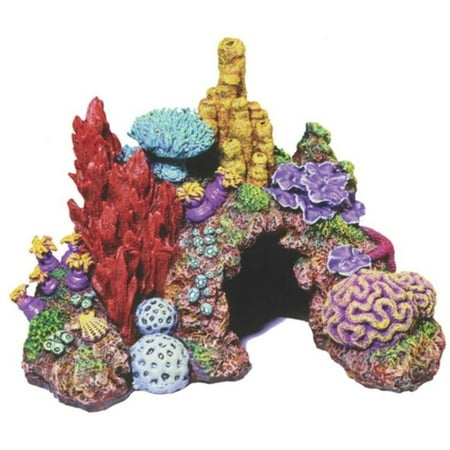 UPC: 0030157002763 | Blue Ribbon Pet Exotic Environments Caribbean Living Reef Aquarium Ornament 12 L x 8.5W x 9 H