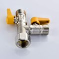 thumbnail image 5 of Vanne 3 Voie Raccord T 1/2 Douchette et Douche de Tête Bras de Douche Inverseur 3 Voies en Laiton Adaptateur Éteindre esquí esquí Gafas de esquí, 5 of 5