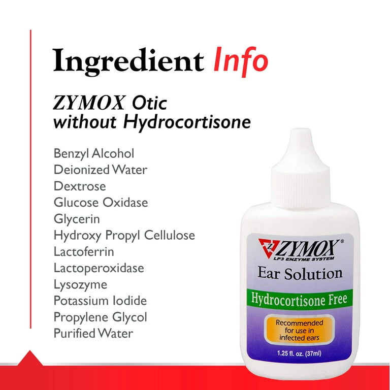 Zymox Over The Counter Ear Medication For Dogs Zymox Otic