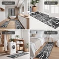thumbnail image 5 of Black Tie Dye Pattern Kitchen Rugs Sets Of 3,Kitchen Runner Rugs Non Skid Washable,Decorative Kitchen Floor Mats for Kitchen,Sink,Laundry,17"x30"+ 17"x47" + 17"x59", 5 of 6