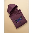 thumbnail image 3 of Dragonfly In Abstract Art Hoodie Women -Image by Shutterstock, Female x-Large, 3 of 4