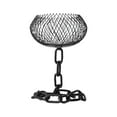 thumbnail image 2 of Black Iron Candle Holder Set – Modern Metal Wire Black Candlestick Holders for Pillar Candles, Decorative Round Cage Candle Lanterns for Table, Shelf, or Home Décor, 2 of 6