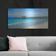 thumbnail image 6 of Luxe Metal Art 'Naples Florida Pier' by Luxe Portfolio, Metal Wall Art, 48"x24", 6 of 9