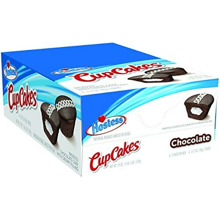 Hostess Cupcakes Chocolate 3.17 Ounce 6 Count | 2 Boxes