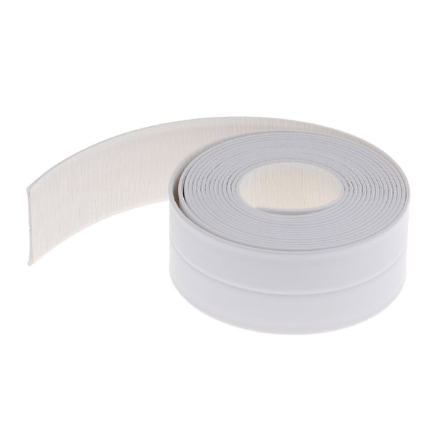 Tiras de Calafateo de La Bañera de La Cinta Del Sellado de La Pared de La Prueba Del Molde de La Impermeable de La Cocina, Durable Blanco SM SunniMix Cinta de sellado de costura
