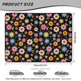 thumbnail image 7 of FOR U DESIGNS Colorful Floral Print Car Trunk Mat for Most SUVs Sedans Vans Non-Slip Cargo Liner All Weather Waterproof Durable Rear Protection, 7 of 7