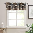 thumbnail image 3 of Forest Kitchen Valance Set,Magical Fantasy Watercolor Landscape Forest Mountains Home Decor Rod Pocket Window Valance for Kitchen Dining Room 54x18in+27x24in x2, 3 of 6