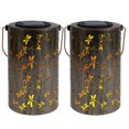 thumbnail image 3 of 2PCS Solar Lanterns Outdoor Hanging Solar Dragonfly Lantern with Handle IP65 Waterproof Solar Iron Art Lantern Auto On/Off, 3 of 8