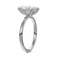 thumbnail image 3 of Dash Jewel Excellent 1.8 Ct Marquise Cut Lab Created Simulated Diamond Ring - Silver 14K White Gold Plated Rings for Women's - Solitaire Daily Wear Rings for Her - Solitaire Rings for Women's, 3 of 7
