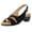 Black, variant on DSJLMQ Women P𝘦𝘦p Toe We𝖽ge Sandals Fashion Slingback Strap Sandles Summer Breathable Sandalias Non-S𝗅ip Indoor Outdoor Sandal V𝗂ntage D𝗋essy Pa𝗋t𝗒 Slippers