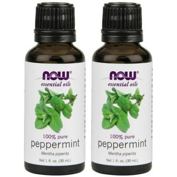 Now Foods Peppermint Oil 1 oz (Pack of 2)