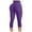 Purple, variant on Dovford Womens High Waist Textured Workout Leggings Booty Scrunch Yoga Pants Slimming Ruched Tights