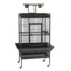 Prevue Pet Products Select Wrought Iron Bird Cage 30" x 22" x 63", Black