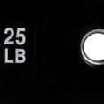 thumbnail image 2 of PRISP Olympic Bumper Weight Plate - Rubber Plate for 2 Inch Olympic Barbell with Steel Insert; Pairs, Sets and Single Plates Available, 2 of 9
