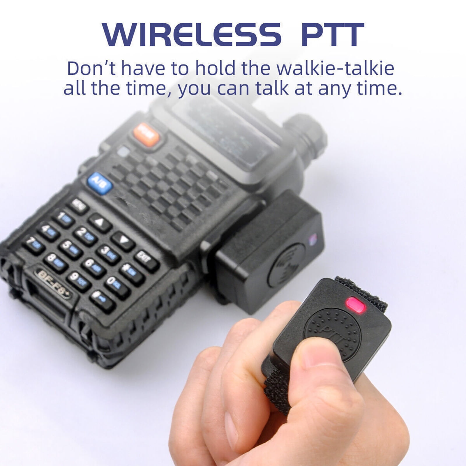 Wireless Bluetooth Earphone for Two Way Radios Hands-Free, Type-C USB Charger for Motorola Radios